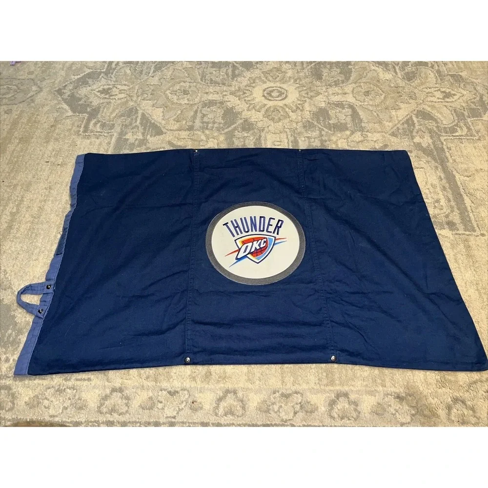 Pottery Barn Teen One Standard Pillow Sham‎ Blue NBA OKC Thunder Basketball
